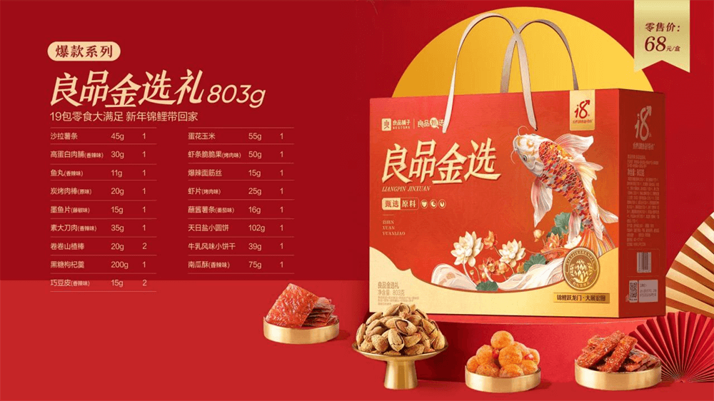 良品金选礼803g